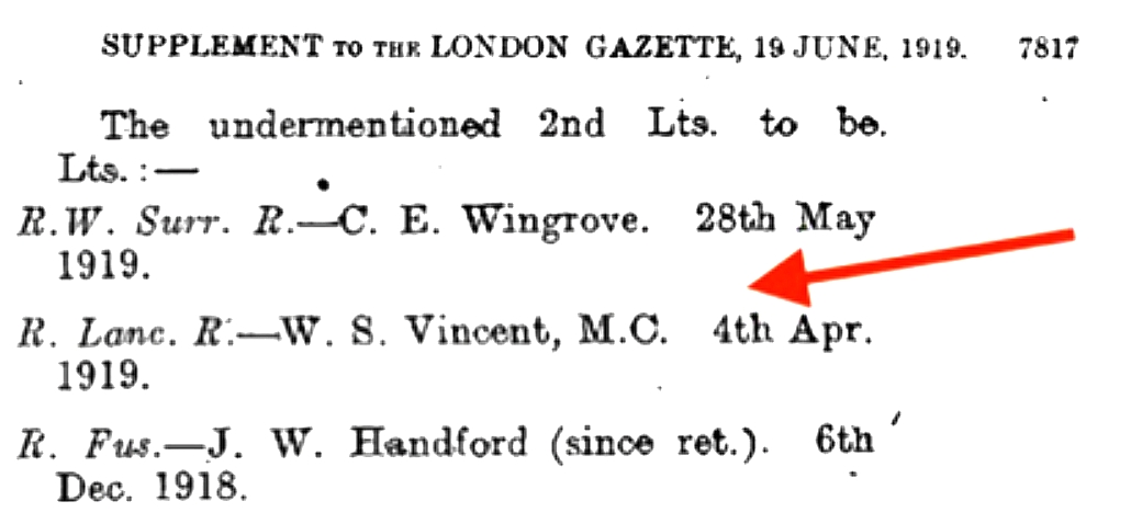 Second Notice 19th June 1919